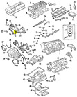11-14-7-543-301 Bmw Genuine Oem Lower Timing Cvr Gasket