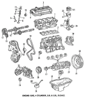 13501-74050 Toyota 1350174050 Genuine Oem