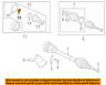 1k0407298a Audi Oem Quattro Drive Boot Lock Ring