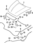 65820-1ea0a Nissan 658201ea0a Genuine Oem