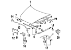 74121-sda-a00 Honda 74121sdaa00 Genuine Oem