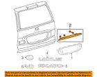 7513260070 Toyota Cover License Rr