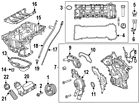 7b0-109-287 Volkswagen Genuine Oem Timing Cover Gasket Set