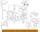 95810674902 Porsche Oem Cayenne Valve Gasket