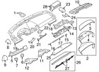 987-552-990-00-9m5 Porsche Genuine Boxster Cluster