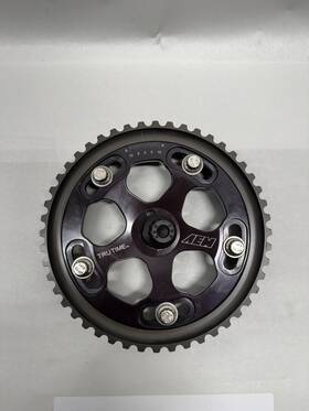 Aem23-831bk Aem Evo 8 And Ix Black Tru-time Cam Gear With Arp Bolt 4g63 Mitsubishi Dohc