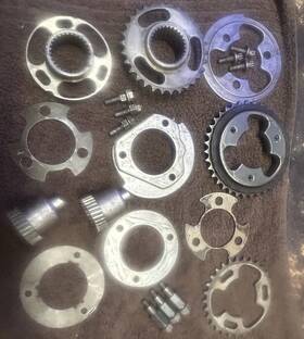 11361438306 Bmw 99-06 E46 E60 E83 M54 Double Vanos Camshaft Timing Gears With Hardware Oem 11361438306 Bmw 99-06 E46 E60 E83 M54 Double Vanos Camshaft Timing Gears With Hardware Oem