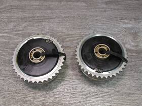 11367526435 Bmw 06-08 E86 E85 N52 3.0 Set Of 2 Intake Exhaust Camshaft Adjuster Sprocket Oem