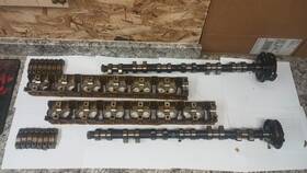 Bmw 530i 3.0l 2001-2006 Intake And Exhaust Camshaft Set Ledge Tray Oem 2005