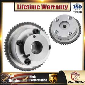 24370-2e010 Carbole 2x Vvt Timing Intake Exhaust Camshaft Gear Sprocket For Kia Forte 1.8l 2014-2016