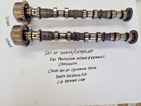 05184510 Chrysler Chrysler/dodge 3.6l V-6 Pentastar Set Of Camshafts - Used 05184510 Chrysler Chrysler/dodge 3.6l V-6 Pentastar Set Of Camshafts - Used