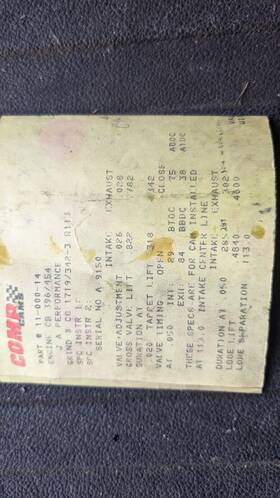 A9150 Comp Cams Camshaft A9150 Comp Cams Camshaft