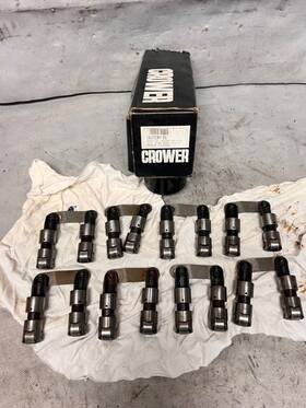66291h-16 Crower Bbc Severe-duty Cutaway Solid Roller Lifters No-offset .842 Dia