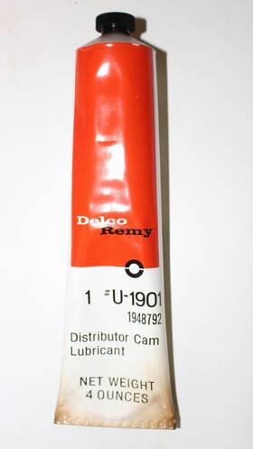 1948792 Delco Remy 4 Oz. Tube Distributor Cam Lubricant U-1901 Unused 1948792 Delco Remy 4 Oz. Tube Distributor Cam Lubricant U-1901 Unused