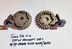 6l2e-6049 Ford #6l2e-6049/6050 4.0l Set Of Camshaft Gears With Bolts - Used