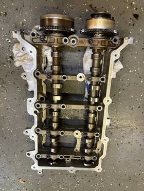 Hyundai Aks#5 2018 Elantra 2.0l Dohc Camshaft Carrier With Cams And 16 Rocker Arms Oem