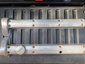 C2217-c2218 Jaguar Early Xk120 Alloy Camshaft Covers C2217-c2218 Jaguar Early Xk120 Alloy Camshaft Covers
