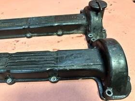 C35801 Jaguar Xjs Xj12 V12 5.3l Engine Cylinder Head Camshaft Cover Pair Oem 129k Miles
