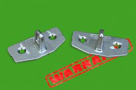 1297741113 Mercedes-benz 90-95 R129 Sl320 Convertible Top Roof Front Lock Locking Pin Catch Pair