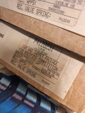 Mopar P4120231 Camshaft &lifter Set Nos