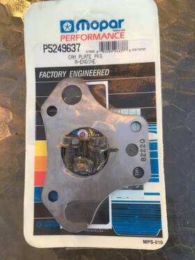 P5249637 Mopar Nos Perfomance Small Block La Cam Plate 273 318 340 360