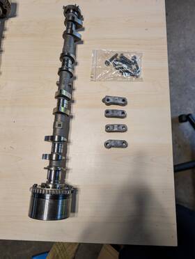 13020-6ca0c Nissan Oem Exhaust Camshaft With Phaser And Caps Altima Rogue 2.5l Pr25d 13020-6ca0c Nissan Oem Exhaust Camshaft With Phaser And Caps Altima Rogue 2.5l Pr25d