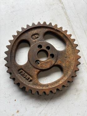 Ex5148 Oldsmobile 1957/1958 371 6.1l J2/j2r Camshaft Gear Timing Oem Rocket 88/98