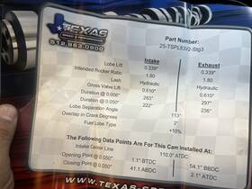 25-tspl83v2-stg-3 Texas Speed 25-tspl83v2-stg3 Camshaft
