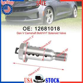 12681018 Vipih 12697047 Gen V Camshaft Bolt/vvt Solenoid Valve 2014 Lt Engines 5.3 6.2 Lt1 L83