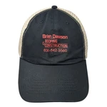 Brian Dawson Roofing & Construction Trucker Cap Black Os Adjustable Mesh Back. Fixed Price $20.00.