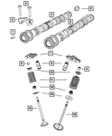 Genuine Mopar Intake Camshaft Left Side 68088713AC. Fixed Price $320.96.