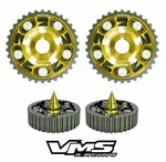 Vms Racing Cam Gears + Bolts Spikes Gold For Honda Acura B18A B18B B20B B20Z. Fixed Price $129.99.