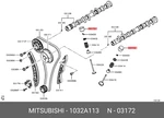 Genuine Oe Valve Lifter 1032A113 For Mitsubishi 1032-A113. Fixed Price $12.46.