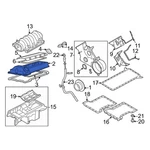 For Land Rover Range 03-05 LDR000300 Left Engine Valve Cover. Fixed Price $731.85.