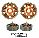 Vms Racing Cam Gears + Bolts Spikes Orange For Honda Acura B18A B18B B20B B20Z. Fixed Price $124.95.