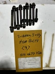 Head Bolt Set Used Fits Subaru Justy 1189CC EF12 Sohc 1987-1994 Of (9). Fixed Price $57.50.