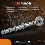 Intake Camshaft For Volkswagen Beetle Cc Eos Gti Jetta Passat Tiguan Limited 2.0. Fixed Price $88.17.