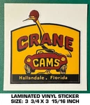 Crane Cams - Vinyl Decal Sticker Vintage Racing Engines Hallandale, Florida. Fixed Price $9.39.