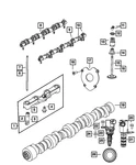 Genuine Mopar Engine Camshaft 68740753AA. Fixed Price $214.46.
