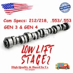 For Gm Truck Stage Low Lift Camshaft Vortec Ls 4.8 5.3 6.0 6.2L GEN3/GEN4. Fixed Price $128.54.