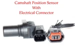 Camshaft Position Sensor W/ Connector Fits Mazda 2011-2014 Protege 1999-2001. Fixed Price $14.00.