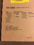 Engine Camshaft Seal Fits 1998-2002 Mercury Cougar Mystique Felpro. Fixed Price $7.01.