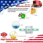 Aluminium Check Valve 8MM 1/4INCH One Way Non-return Air Fuel Line Petrol Diesel. Fixed Price $6.99.