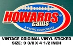 Howards Cams & Racing Components Vintage Original Vinyl Decal Sticker-engines. Fixed Price $9.40.