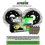 Front Drilled / Slotted Rotors And Ceramic Pads For 06-11 Civic Si W 2.0 Engine. Fixed Price $81.99.