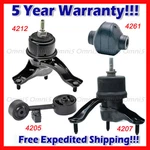 M007 Motor & Trans Mount Set 4PC For 05-07 Toyota Highlander 3.3L Except Hybrid. Fixed Price $105.00.