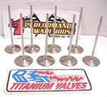 New Del West 6MM Titanium Intake Valves 5.820" - 2.180" Nascar. Fixed Price $200.00.