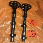 85-96 Bmw K75 S. Used Camshaft Set With Sprockets Lot 2329. Fixed Price $40.00.