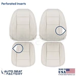 2008-2013 Fits Volvo C70 Leather Perf. Front Replacement Covers Calcite Cream. Fixed Price $778.51.