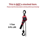 Cmco Coffing Lsb-nc Ratchet Lever Hoist 1 Ton Capacity 5 Lift. Fixed Price $675.00.